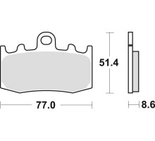 Гальмівні колодки trw lucas kh335 organic bmw r 1100 s 01-05, r 1150 gs / adv / r /rt 01-06, k 1200 gt / rs 01-08 k 1200 s 05-09 r1200 gs / adv 04-13, передні