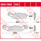 Тормозні колодки trw lucas kh342 sinter offroad kawasaki kfx 450 / 700 04-14, kvf 700 04-06, передні