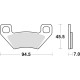 Гальмівні колодки trw lucas kh395 sinter offroad arctic cat atv 300 10-, trv 450 11-, tbx / trv 500 05-, prowler 700 08-, trv 1000 09-, передні/задні