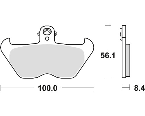 Тормозні колодки trw lucas kh407 kh246 sinter street bmw k1 88-93, k 100 89-92, r 1100 gs / r / rs / rt / s / st 93-06, r 1150,gs 99-01, k 1200 lt / rs 97-00, r 1200 c 98-02, передні