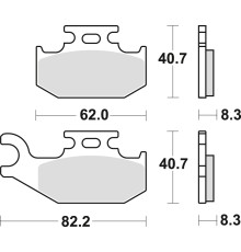 Гальмівні колодки trw lucas kh414 sinter offroad suzuki lta 400 08-, lta 450 06-12, lta 500 09-, lta 750 08-