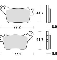 Гальмівні колодки trw lucas kh436 sinter cb 600 hornet 07-15, cbr 600 rr 07-16, cbr 1000 fireblade 06-19, kawasaki zx6r 636 13-, zx10r / rr 10-, suzuki gsxr 600 / 750 11-16 gsxr 10 00 09-, yamaha r6 17-, r1 15-, задня