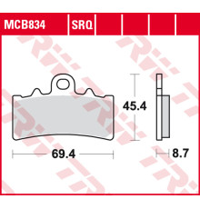 Trw lucas тормозні колодки kh606 sinter street bmw g 310 r / gs 16-, c 400 gt / x 18-, ktm duke 125 11-, 390 adv / duke 13-, передні