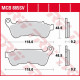 Тормозні колодки trw lucas kh640 sinter street harley-davidson xl 883 14-19, xl 1200 14-19, передні