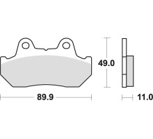 Гальмівні колодки trw lucas kh69/3 organic honda cbr 600 / xl 600 v 87-90, cx 650 / turbo 83-85, cb 750 / cb 900 boldor 81-83, vt 1100 87-93, gl 1200 / 1500 84-00, передні / задні