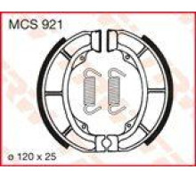 Гальмівні колодки trw lucas (120x25mm) piagio diesis, suzuki ah, ap,ay,uf,ux,ah,ap,cp,ux,uf,ay,lt,lt-f, derbi (s624) (акція)