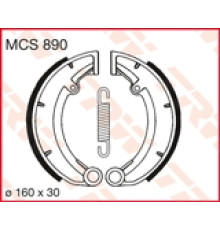 Колодки гальмівні trw lucas (160x30mm) (978) mz etz / ts 150 /250 / 50 (акція)