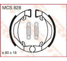 Гальмівні колодки trw lucas (80x18mm) (h322) ktm sx 50 mini 00-07, sx 50 pro junior 96-02 (акція)