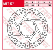Trw lucas передній гальмівний диск aprilia pegaso 600 / 650 88-10, bmw f 650 / gs / dakar / cs / st 94-08, g 650 gs / xcountry / xchalange 08-16