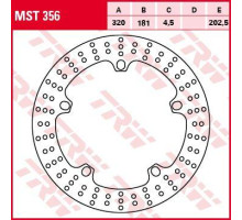 Trw lucas гальмівний диск передній bmw f 800 / r / s / st 08-17, s 1000 rr 19-, r 1200 s / rt / st / rs / r 05-16, r 1200 r-nine t / hp2 08-, k 1200 r 05-08 (акція)