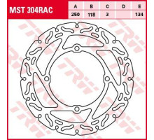 Trw lucas передній гальмівний диск suzuki rmz 250 07-09, rmz 450 05-, (акція)