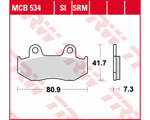 Гальмівні колодки trw lucas zf kh092 organic honda cr 125r '84-'86, mtx 125 '85-'95, nes/sh 125/150 '00-'08, xl 125r '85-'91, xl 250r '84-'93, xl/xr '82-'86, xl/xr '83-' 87 спереду