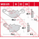 Гальмівні колодки trw lucas zf kh230 organic kawasaki klx 125 '03-'06, kmx 125 '99-'03, suzuki tr 50 '97-'00, ug 110 '98-'02, an 125 '95-'00, dr-z 125 '04-'12, uc 125 epicuro '99-'0 2 лицьові