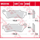 Тормозні колодки trw lucas zf kh281 sinter honda nss 250 jazz '01-'04, fjs 400 silverwing '06-'08, fjs 600 silverwing '01-'10 передні