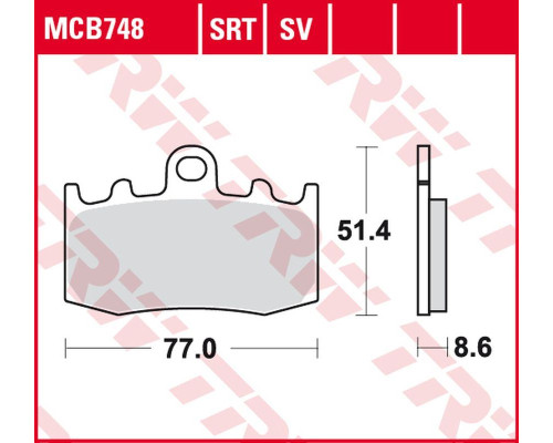 Гальмівні колодки trw lucas zf kh335 sinter road/track bmw r 1100s '01-'05, r 1150r '04-'06, r 1150rt '00-'06, k 1200gt/rs '01-'08, k 1200s '05-'09, r 1200gs/adv/r/rt/s/st '0 8-'13, k 1300s '09-'15,