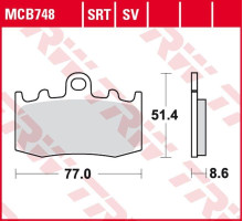 Гальмівні колодки trw lucas zf kh335 sinter road/track bmw r 1100s '01-'05, r 1150r '04-'06, r 1150rt '00-'06, k 1200gt/rs '01-'08, k 1200s '05-'09, r 1200gs/adv/r/rt/s/st '0 8-'13, k 1300s '09-'15,