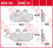 Гальмівні колодки trw lucas zf kh353 sinter aprilia 50 '08-'13, sportciЗАДНІ125 '05-'13, sr 125/300 '10-, derbi boulevard 50/125 '08-'17, peugeot ciЗАДНІtar 50 '14-, piaggio fly 50 2t/4t '05-'12, liberЗАДНІ50 2t/4t '0