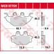 Trw lucas zf гальмівні колодки kh377 sinter street indian scout 1130 '16 задні