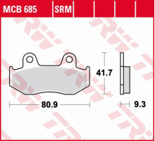 Тормозні колодки trw lucas zf kh411 sinter honda scv 110 lead '08-'09, ch 125 spacy '94-'99, ps 125/150 '06-'13, ses 125/150 '02-'06, передні, suzuki an 250 burgman '98-'99, an 400 burgman '99-'0 2 задні