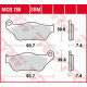 Trw lucas zf гальмівні колодки kh430 organic yamaha yp 125 x-max '06-'09, xp 250 x-max '05-'09 передні