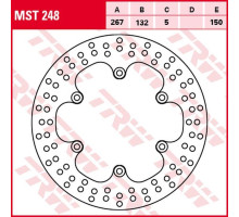 Trw lucas zf гальмівний диск передній yamaha sr 125 '96-'03, srx 600 '86-'95, xj 600 '83-'91, xj 900 '83-'94, задній yamaha tdm 900 '11-'14, xj 900 '85-'03, fzr 1000 '87-'95, fz s 1000 fazer '01-