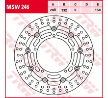 Trw lucas zf передній гальмівний диск yamaha yzf r25, yzf r3, mt-03 '15-, fz-6n/s fazer '04-'10, xj6 600n/f/s diversion '09-'16, yzf r6 '03, mt-03 660 '06-'14, mt-09 a/sp/tracer 8 50 '13-'18, tracer 900 gt '18-,