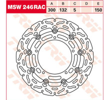 Trw lucas zf гальмівний диск передній yamaha yzf r25, yzf r3, mt-03 '15-, fz-6n/s fazer '04-'10, xj6 600n/f/s diversion '09-'16, yzf r6 '03, mt-03 660 '06-'14, mt-09 a/sp/tracer 8 50 '13-'18, tracer 900 gt '18-,