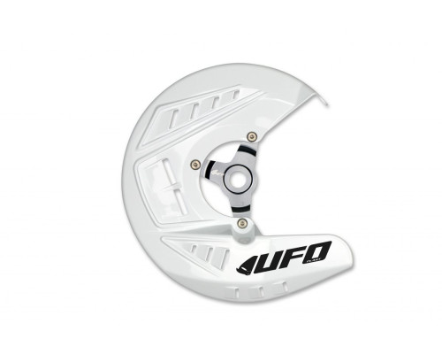ЩИТОК ГАЛЬМІВНОГО ДИСКА UFO KTM SX 125/150/250, EXC 125/200/250/300, SX-F/EXC-F 250/350/450 '10-14, EXC-F 500 '11-14, КОЛІР БІЛИЙ