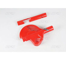 КРИШКА ПЕРЕДНЬОГО ГАЛЬМІВНОГО ДИСКА UFO HONDA CR 125 '85-89, CR 250 '85-88, CR 500 '85-88 RED (UFO RED)