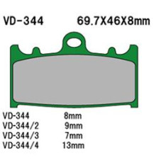 Гальмівні колодки vesrah kh158 (made in japan)