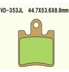 Гальмівні колодки vesrah kh283 спечений метал (золото) suzuki an250-400 (made in japan)