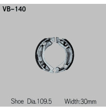 Гальмівні колодки vesrah honda xl 250r '82-'87, xl350r '84-'86 (made in japan)