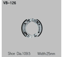Гальмівні колодки vesrah honda xr 600r '85-'90, xr 250r '84-'91 (made in japan)