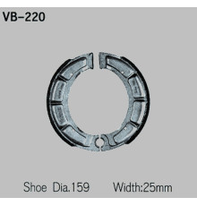 Гальмівні колодки vesrah yamaha xt500 76-82 передні (made in japan)