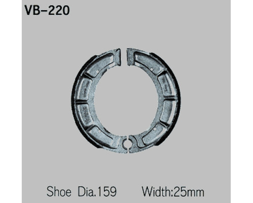 Гальмівні колодки vesrah yamaha xt500 76-82 передні (made in japan)