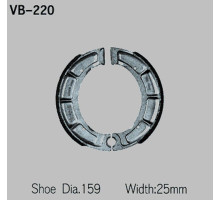 Гальмівні колодки vesrah yamaha xt500 76-82 передні (made in japan)