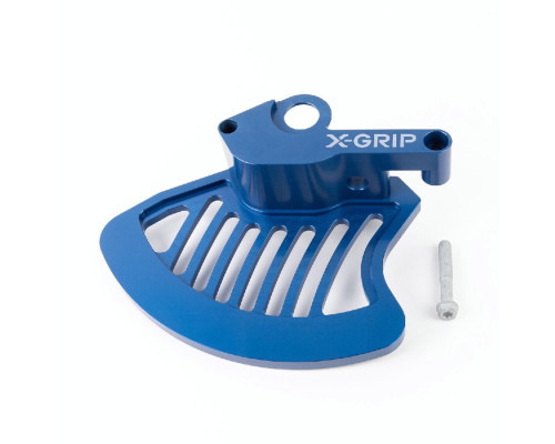 ЗАХИСТ ПЕРЕДНЬОГО ГАЛЬМІВНОГО ДИСКА X-GRIP KTM EXC,EXC-F, HUSQVARNA TE, FE ,TC, FC '16-, GASGAS EC, EC-F, MC, MC-F 21-, КОЛІР СИНІЙ