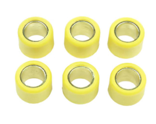 Athena rolki wariatora 6 szt. 15x12 mm 5,6 gr. aprilia amico /area / gulliver / rally / sonic / sr 50, scarabeo 50 / 100, beta ark 50, yamaha bws / cr / cs / cw / jog / yh / yq / yw 50