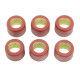 Athena rolki wariatora 6 szt. 18x14 mm 9,5 gr. honda nh 50 lead, sh 50, kymco heroism / people / vivo 125 / 150, movie 125