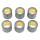 Athena rolki wariatora 6 szt. 19x17 mm 11,5 gr. aprilia sr 125/150, derbi boulevard 125/150/200, gilera dna/runner 125/180, ЗАДНІhoon 125, piaggio fly/hexagon/skipper 125/150