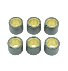 Athena rolki wariatora 6 szt. 20x17 mm 9 gr. yamaha x-max / x-ciЗАДНІ/ majesЗАДНІ125, aprilia atlantic / leonardo 125, kymco movie / dink 125, piagigo liberЗАДНІ/ skipper / hexsagon / x9 125, suzuki burgman 125, honda dylan / nes / sh 125 / 150