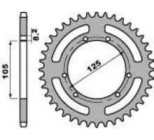 Cht акція 4402 50 yamaha dt 50 '03-'06, malaguti xtm, mrx, smx (jtr1131.50) (ланцюг 420)