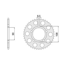 Cht задня зірочка 1022 38 (1022-38) ducati 500/600 pantah`81-82, paso 750`87