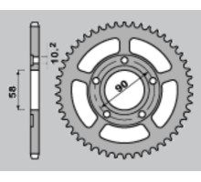 Cht задня зірочка 281 40 honda crm 125 90-00 281 40 (604-40) (jtr604.40)