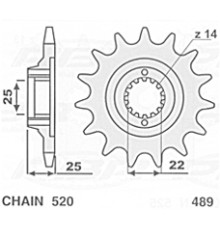 Cht задня зірочка 48948 kawasaki kx 125/250/500 '83-'21 kxf 250/450 '04-'21 алюміній срібний ergal