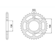 Cht задня зірочка 830 46 husqvarnate 610 (817-46)
