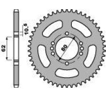 Cht задня зірочка 843 51 (843-51) yamaha dt 125lc '85-'88, sr 125 '85-'94, dt 80lc (jtr843.51)* (ланцюг 428)