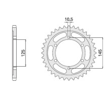 Cht задня зірочка 869 42 yamaha tdm 850 96-98 (a4150867420) (867-42)