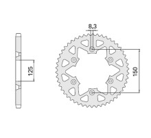 Cht задня зірочка 899 38 (897-38) ktm sx/exc sxf/excf all balls моделі '88-'21