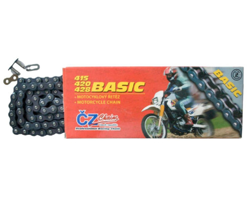Ланцюг приводний cz 420 basic (420s) (128 ланк) (19,0 kn) + зажим